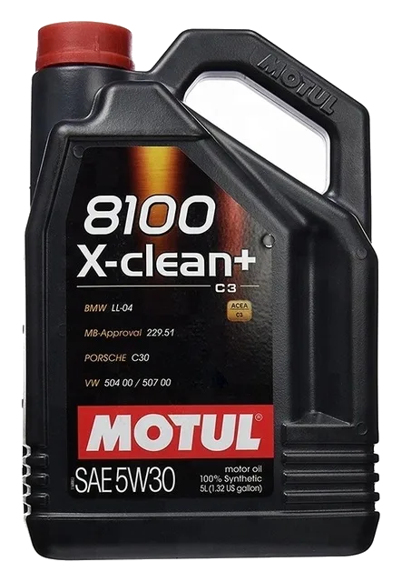 Моторное масло Motul 8100 X-Clean+ 5W-30 5L